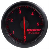 Autometer Airdrive 2-1/6in Tachometer Gauge 0-5K RPM - Black thumbnail 2