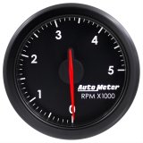 Autometer Airdrive 2-1/6in Tachometer Gauge 0-5K RPM - Black thumbnail 3