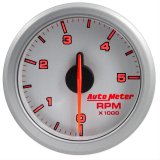Autometer Airdrive 2-1/6in Tachometer Gauge 0-5K RPM - Silver thumbnail 1