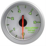 Autometer Airdrive 2-1/6in Tachometer Gauge 0-5K RPM - Silver thumbnail 4