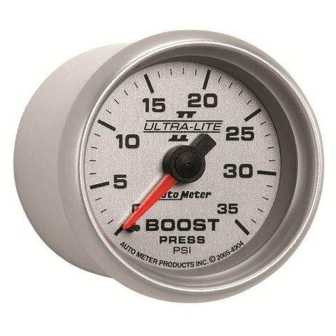 Autometer UL II Boost Gauge 2-1/16in Mechanical Pressure Ultra-Lite Gauge 35PSI thumbnail 7