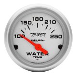 Autometer Ultra-Lite 52mm 100-250 Deg F Short Sweep Electric Water Temp Gauge thumbnail 4