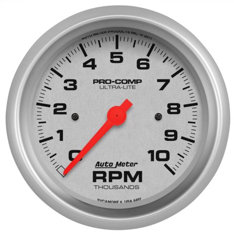 Autometer Ultra-Lite 87.5mm 10K RPM In Dash Tach thumbnail 1