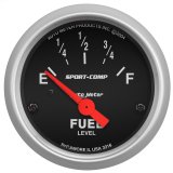 Autometer Sport Comp 52mm Short Sweep Electronic Fuel Level Gauge thumbnail 4
