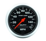 Autometer Sport-Comp 3-3/8 inch 160 MPH Electronic Speedometer Gauge thumbnail 8