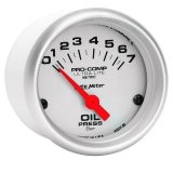 Autometer Ultra-Lite 52mm 0-7 Bar Electronic Oil Pressure Gauge thumbnail 3