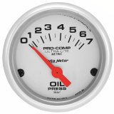Autometer Ultra-Lite 52mm 0-7 Bar Electronic Oil Pressure Gauge thumbnail 6