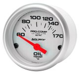 Autometer Ultra-Lite 52mm 60-170 Deg C Electronic Oil Temperature Gauge thumbnail 4