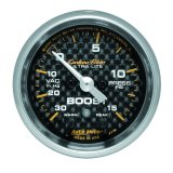 Autometer Carbon Fiber 52mm 15 PSI Electronic Boost Gauge thumbnail 4