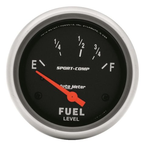 Autometer Sport-Comp 2 5/8in 73ohm-10ohm Fuel Level Gauge thumbnail 2