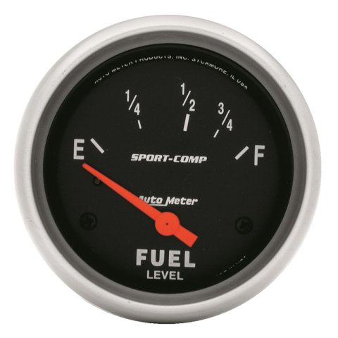 Autometer Sport-Comp 2 5/8in 73ohm-10ohm Fuel Level Gauge thumbnail 4