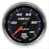 Autometer Cobalt Oil Pressure Gauge 2 5/8in 100PSI Stepper Motor w/ Peak and Warn thumbnail 1