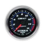 Autometer 2-1/6in Cobalt Nitrous Pressure Gauge 0-1600PSI Digital Steppe Motor thumbnail 4
