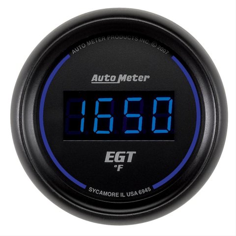 Autometer Cobalt Digital 52.4mm 0-2000 deg F Pyrometer thumbnail 1