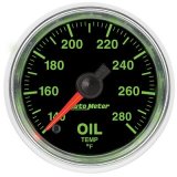 Autometer GS Series 2-1/16in Oil Temperature Gauge 140-280 Degrees Electric Full Sweep thumbnail 1