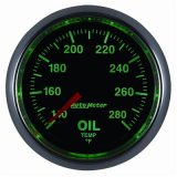 Autometer GS Series 2-1/16in Oil Temperature Gauge 140-280 Degrees Electric Full Sweep thumbnail 2