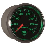 Autometer GS Series 2-1/16in Oil Temperature Gauge 140-280 Degrees Electric Full Sweep thumbnail 3