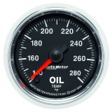 Autometer GS Series 2-1/16in Oil Temperature Gauge 140-280 Degrees Electric Full Sweep thumbnail 8