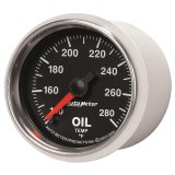 Autometer GS Series 2-1/16in Oil Temperature Gauge 140-280 Degrees Electric Full Sweep thumbnail 9