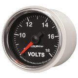 Autometer GS Series 2-1/16in Voltmeter 18V Electrical Gauge Full Sweep thumbnail 4