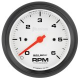 Autometer Phantom 6000RPM 3-3/8in. In-Dash Tachometer Gauge thumbnail 2