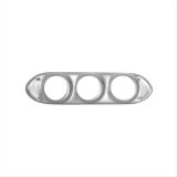 Autometer 62-65 Chevy Nova (Fits 2 3-3/8in.& 4 2-1/16in. Instruments) Gauge Mount Direct Fit Silver thumbnail 3