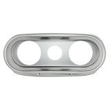 Autometer 62-65 Chevy Nova (Fits 2 3-3/8in.& 4 2-1/16in. Instruments) Gauge Mount Direct Fit Silver thumbnail 7