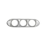 Autometer 62-65 Chevy Nova (Fits 2 3-3/8in.& 4 2-1/16in. Instruments) Gauge Mount Direct Fit Silver thumbnail 8