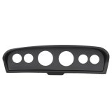 Autometer 61-66 Ford F100 Direct Fit (2 3-3/8in. & 4 2-1/16in.) Gauge Pod - Black Finish thumbnail 1