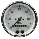 AutoMeter American Platinum Series 0-120MPH 3-3/8in. GPS Speedometer Gauge thumbnail 1
