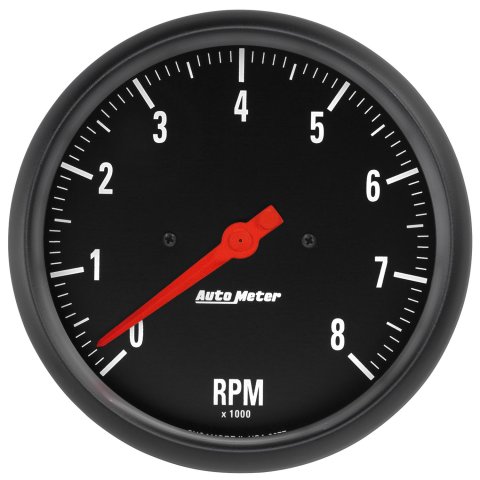 Autometer Z Series 5in. In-Dash 0-8K RPM Tachometer Gauge thumbnail 1