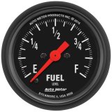 Autometer Z Series 0-280Ohm 2-1/16in. Programmable Fuel Level Gauge thumbnail 1