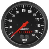 Autometer Z Series 5in. 225KM/H (GPS) Speedometer Gauge thumbnail 3