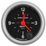 Autometer Sport-Comp 2-1/16in. 12 Hour Analog Clock Gauge thumbnail 1