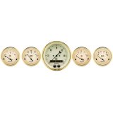 Autometer Golden Oldies 5 PIECE (3-3/8in & 2-1/16in.) GPS Speedometer Gauge Kit thumbnail 2
