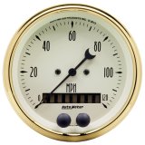 AutoMeter Golden Oldies 3-3/8in 0-120MPH (GPS) Speedometer Gauge thumbnail 1