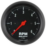 Autometer Z-Series 3-3/8in. 0-6K RPM In-Dash Tachometer Gauge thumbnail 4