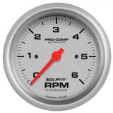 AutoMeter Ultra-Lite 3-3/8in. 0-6K RPM In-Dash Tachometer Gauge thumbnail 1