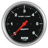 AutoMeter Sport-Comp 5in. 0-6K RPM In-Dash Tachometer Gauge thumbnail 3