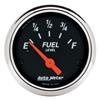 Autometer Designer Black 2-1/16in Black Fuel Level Gauge thumbnail 7