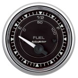 AutoMeter Chrono 2-1/16in 0E 0-90 Ohm Electric Fuel Level Gauge - Chrome thumbnail 2