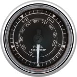 AutoMeter Chrono 2-1/16in 73E-10F Ohm Electric Fuel Level Gauge - Chrome thumbnail 1