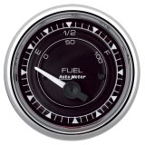 AutoMeter Chrono 2-1/16in 0E 240E-33F Ohm Electric Fuel Level Gauge - Chrome thumbnail 2