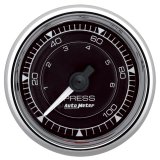 Autometer Chrono 2-1/16in 100PSI Mechanical Pressure Gauge - Chrome thumbnail 1