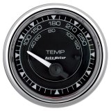 AutoMeter Chrono 2-1/16in 250 Degree Temperature Electric Gauge - Chrome thumbnail 1