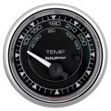 AutoMeter Chrono 2-1/16in 250 Degree Temperature Electric Gauge - Chrome thumbnail 2