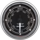 AutoMeter Chrono 2-1/16in 120-280 Degree Temperature Digital Stepper Motor Gauge - Chrome thumbnail 1