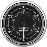 AutoMeter Chrono 2-1/16in 30PSI Digital Stepper Motor Pressure Gauge - Chrome thumbnail 1