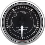 AutoMeter Chrono 2-1/16in 8:1-18:1 Stepper Motor Air/Fuel Ratio-Wideband Analog Gauge - Chrome thumbnail 1