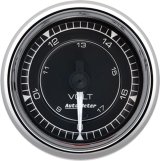 AutoMeter Chrono 2-1/16in 18V Digital Stepper Motor Voltmeter Gauge - Chrome thumbnail 4